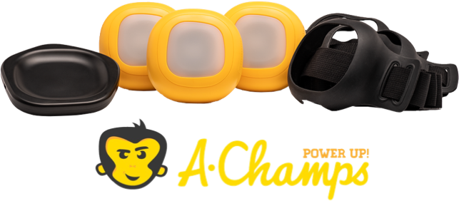 A-Champs logo and product